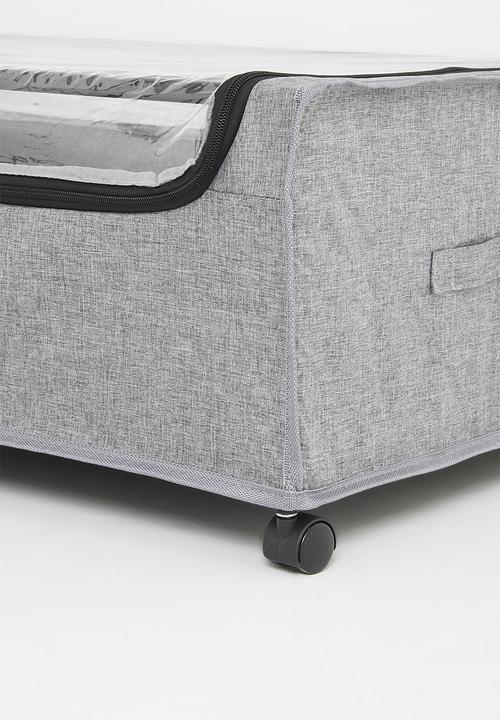 Pop Candy - Canvas shoe storage box - grey