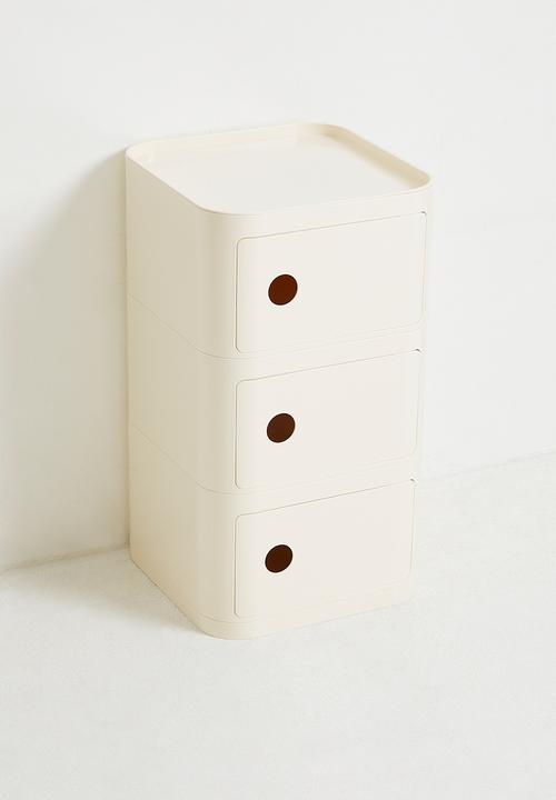 Pop Candy - 3-Tier bedside table - ivory