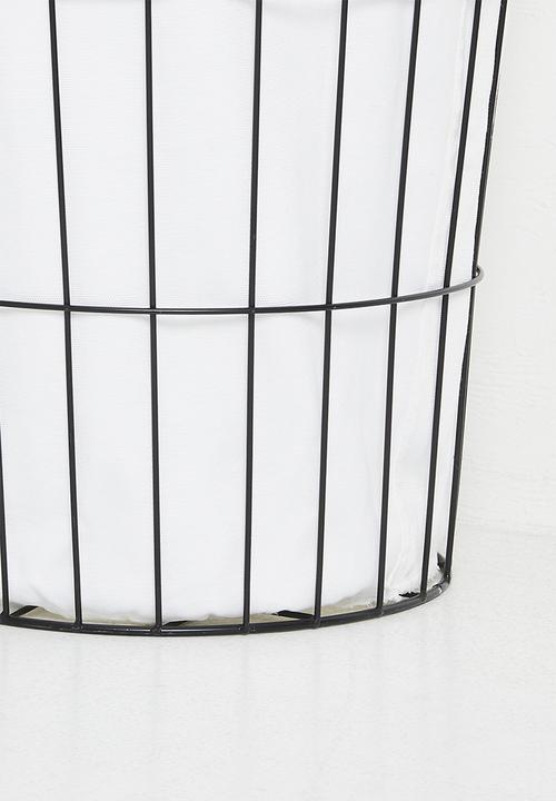 Pop Candy - Wire laundry basket - black