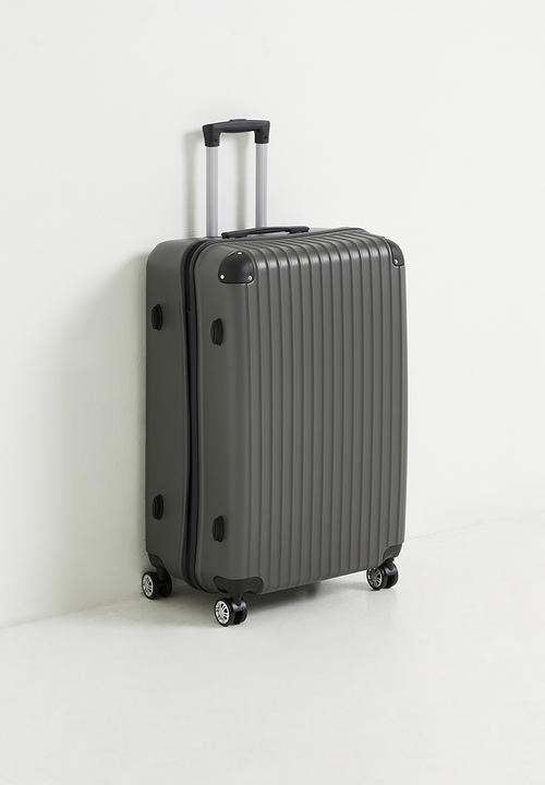 Pop Candy - 3 Piece travel trolley bag - grey