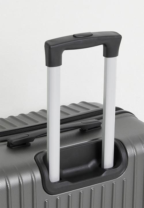 Pop Candy - 3 Piece travel trolley bag - grey