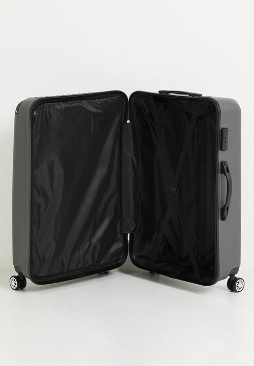 Pop Candy - 3 Piece travel trolley bag - grey