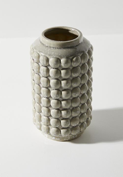 H&S - Bobble ceramic vase - Taupe