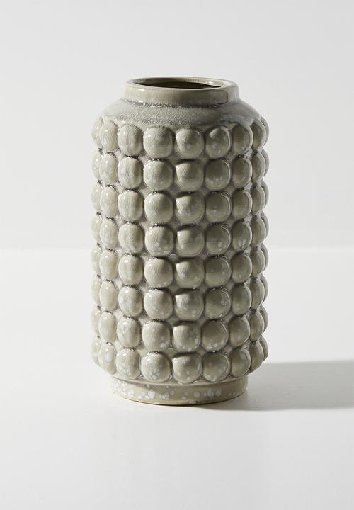 Bobble ceramic vase - Taupe
