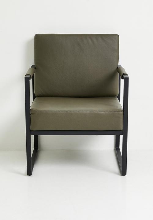 Sixth Floor - Bennett Occasional Chair - Olive Green