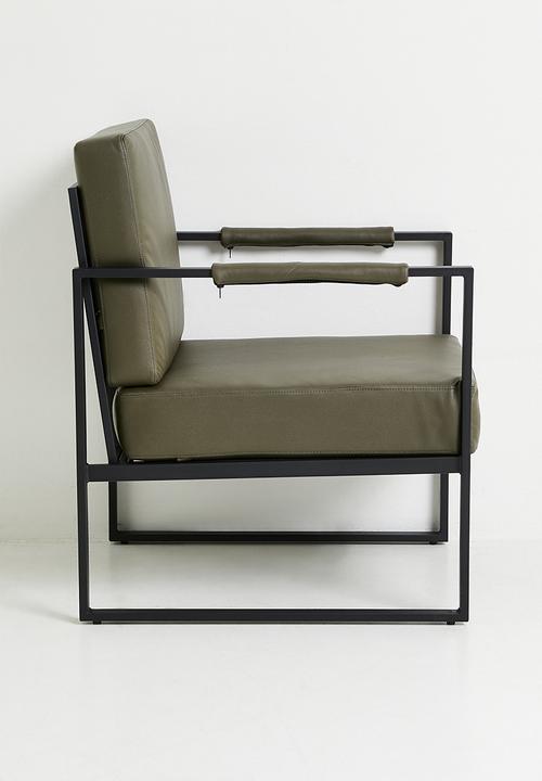 Sixth Floor - Bennett Occasional Chair - Olive Green