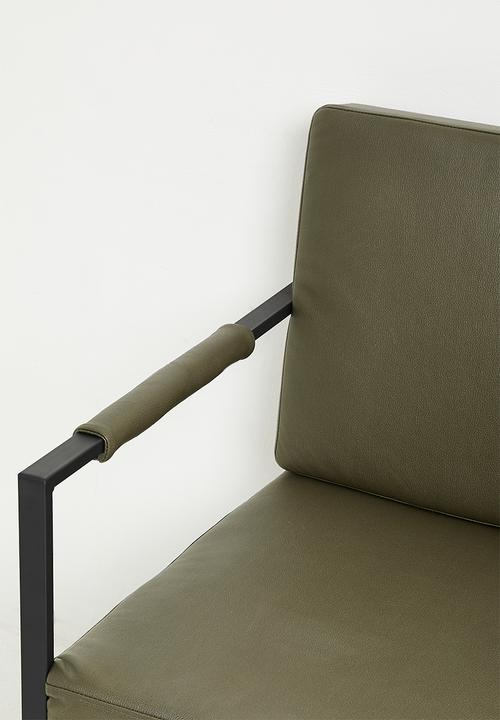 Sixth Floor - Bennett Occasional Chair - Olive Green