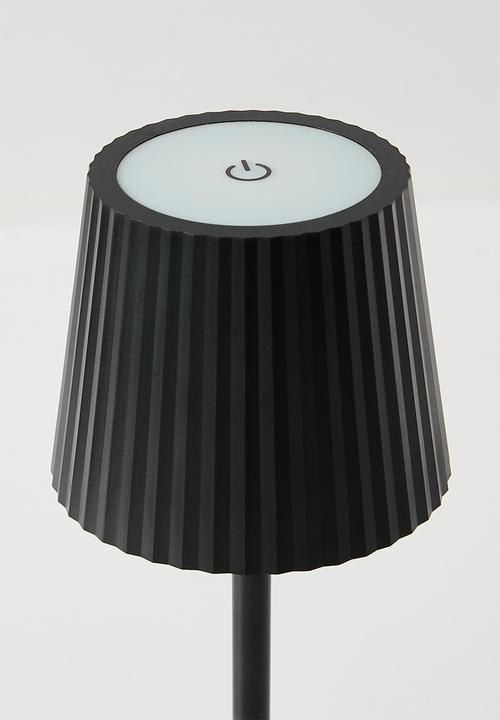 H&S - Bella Table Lamp - Black