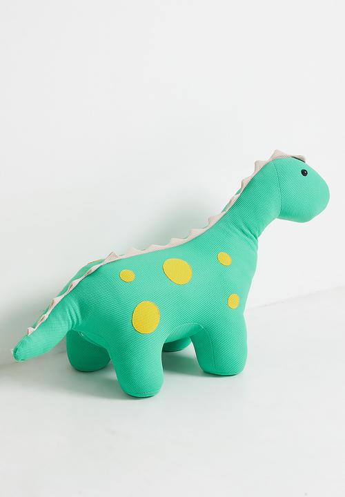 Pop Candy - Dino shaped ottoman - cyan