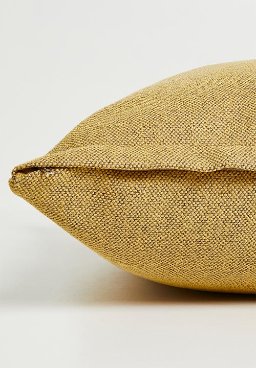 Sixth Floor - Sandstone Cushion Cover - yellow