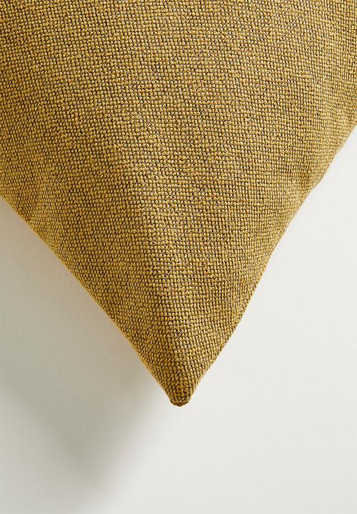 Sixth Floor - Sandstone Cushion Cover - yellow
