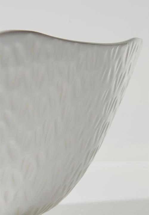 Urchin Art - Salad Bowl Large - White