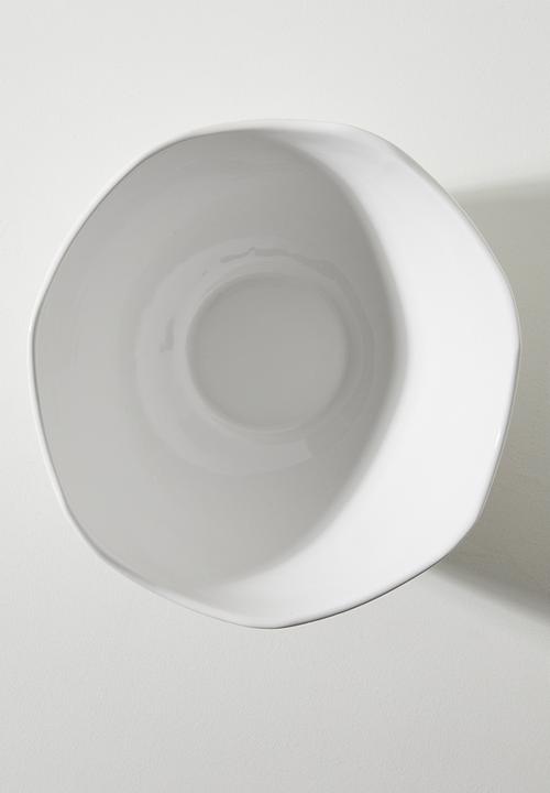Urchin Art - Salad Bowl Large - White