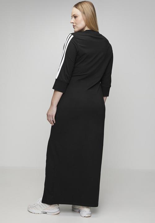 adidas Performance - Plus w 3s crew dress - black & white