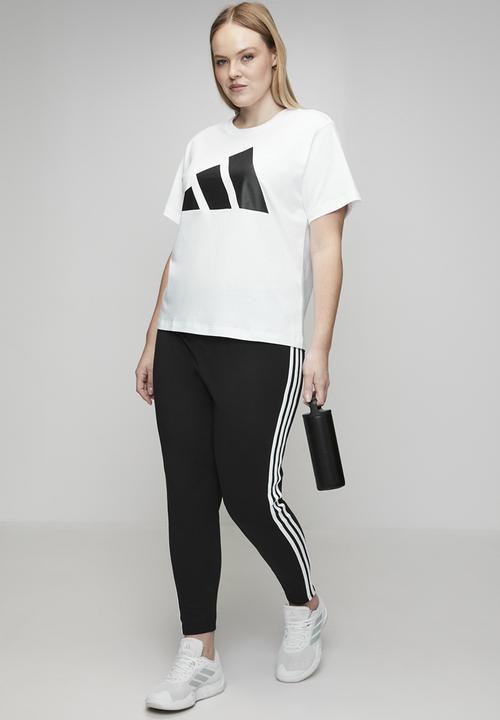 adidas Performance - Plus w bl sj t 2 s26 tee - white/black