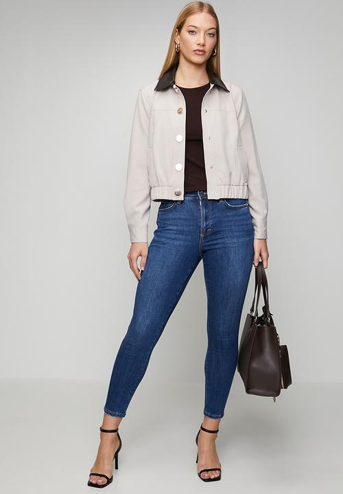 Steve Madden - Ladies eva curvy dark wash skinny - dark blue