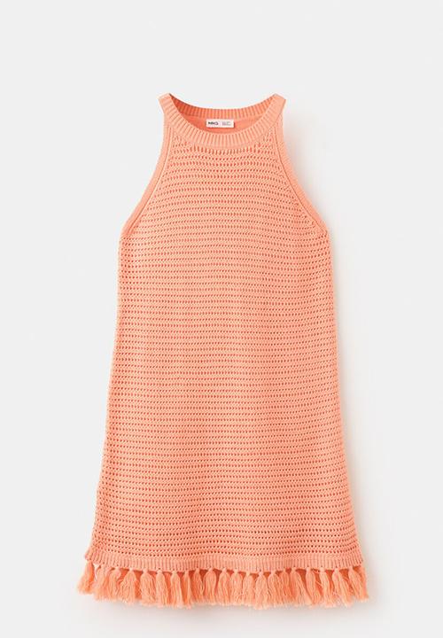 MANGO - Dress Pomelo - Light/Pastel Orange