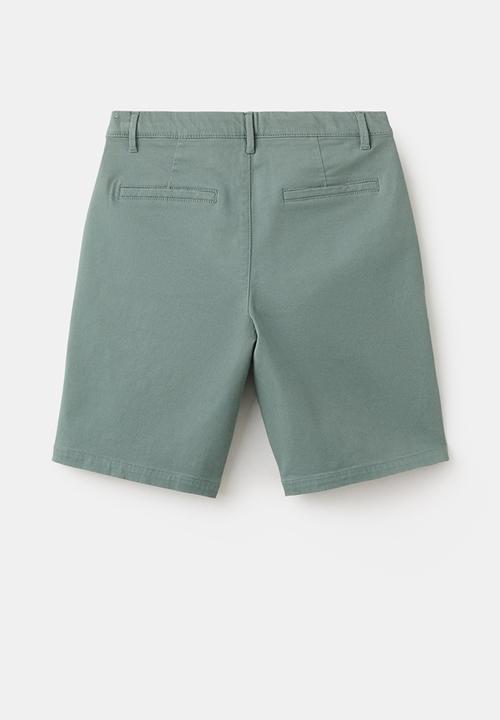 MANGO - Bermuda shorts pico - green
