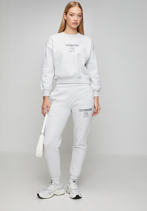Steve Madden - Ladies sharon slim jogger - grey melange