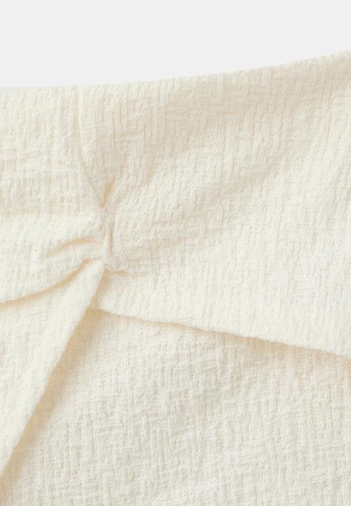 MANGO - Shorts TEXTUSET - Natural