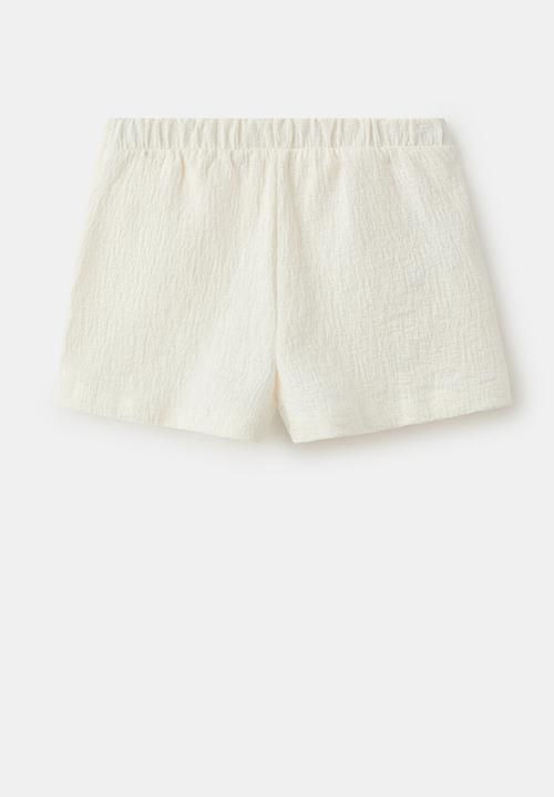 MANGO - Shorts TEXTUSET - Natural