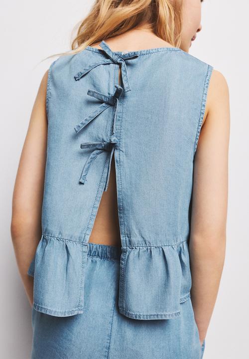 MANGO - Blouse Coco - Open Blue
