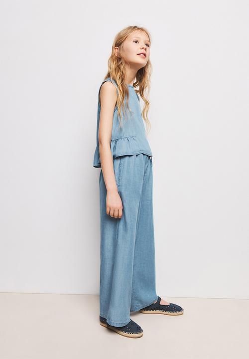 MANGO - Blouse Coco - Open Blue