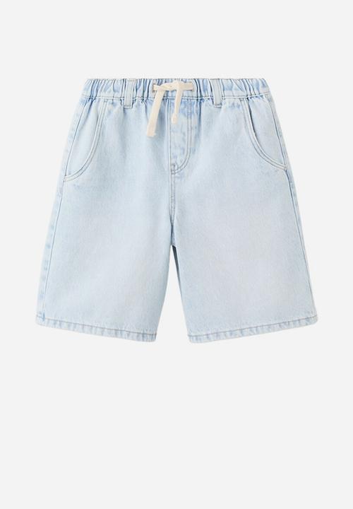 MANGO - Bermudas Loose - Open Blue