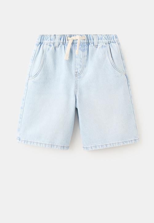 MANGO - Bermudas Loose - Open Blue