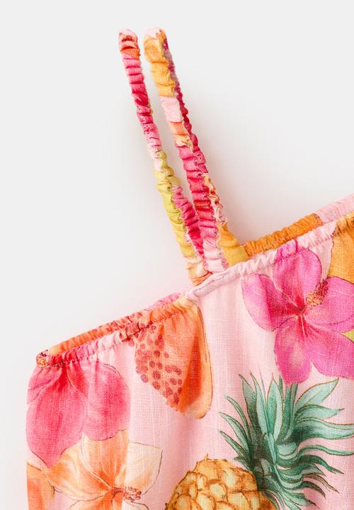 MANGO - Playsuit papaya - medium pink