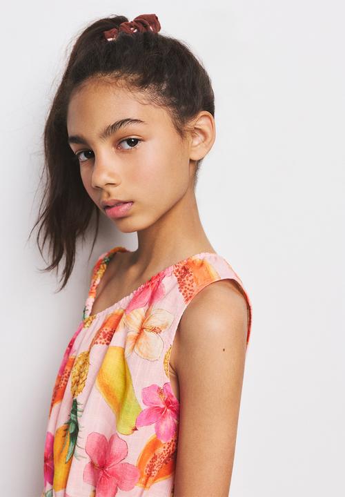 MANGO - Playsuit papaya - medium pink