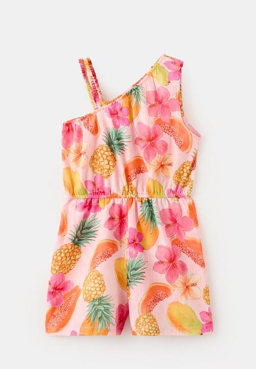 MANGO - Playsuit papaya - medium pink