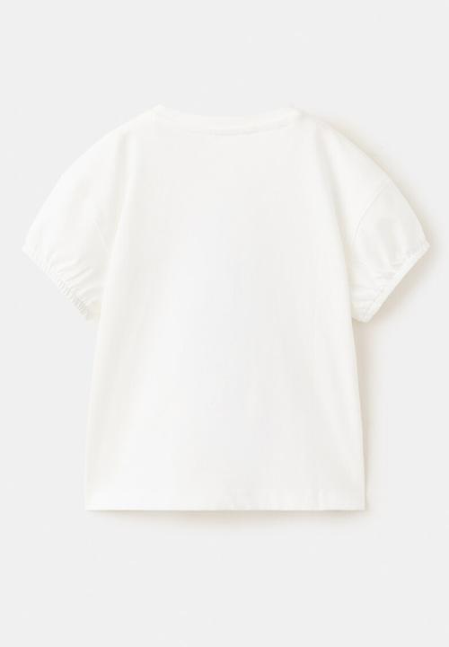 MANGO - T-shirt sardine - Natural