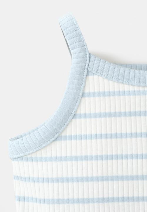 MANGO - T-shirt BRIB - Light Pastel Blue