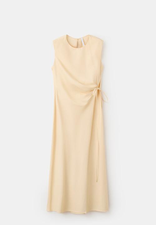 MANGO - Dress penny2 - light/pastel yellow