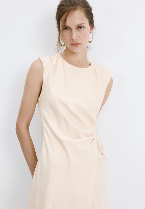 MANGO - Dress penny2 - light/pastel yellow