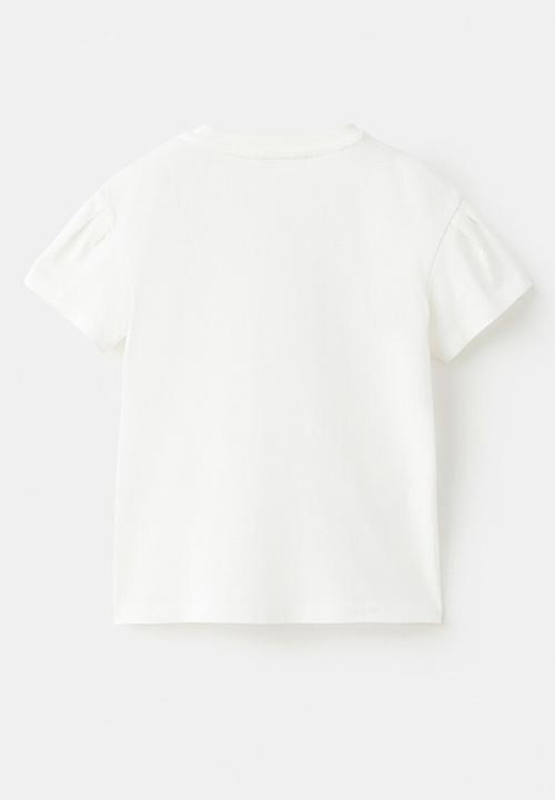 MANGO - T-shirt Jour - Natural