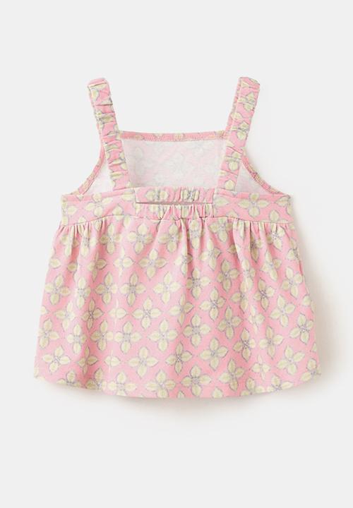 MANGO - T-Shirt Rombiset - Pink