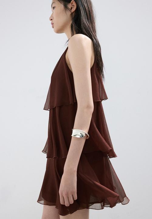 MANGO - Dress cake - dark brown
