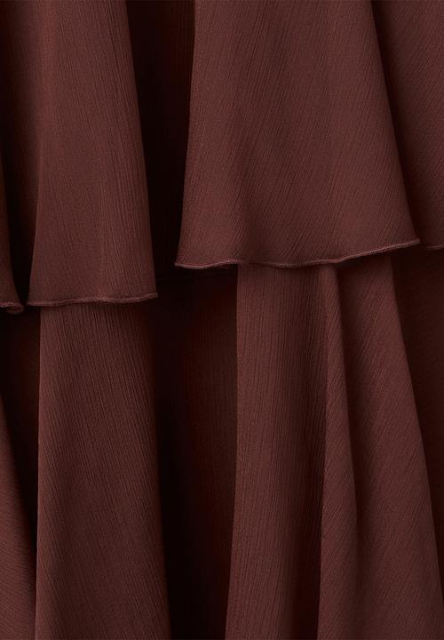 MANGO - Dress cake - dark brown