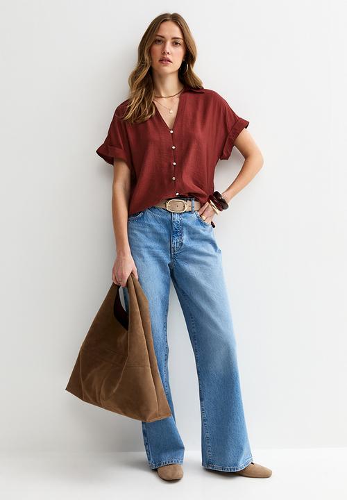 New Look - K jim ss shirt - rust