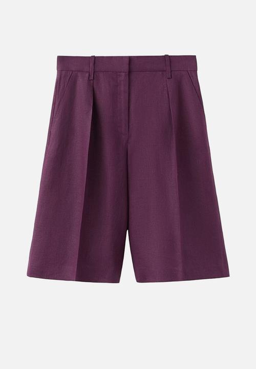 MANGO - Bermudas tempoli - medium purple