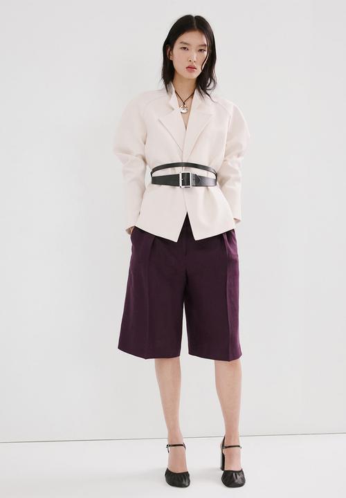 MANGO - Bermudas tempoli - medium purple