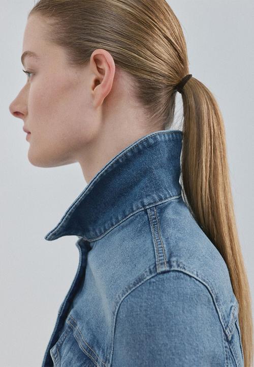 MANGO - Jacket newvicky - open blue