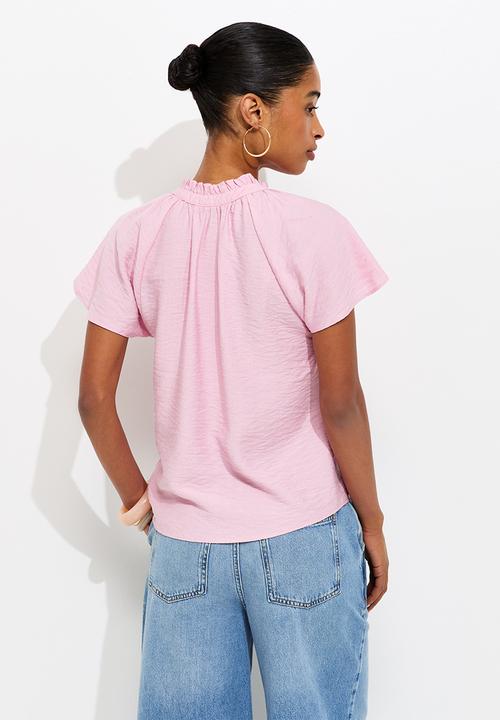 New Look - K faith flutter overhead - mid pink