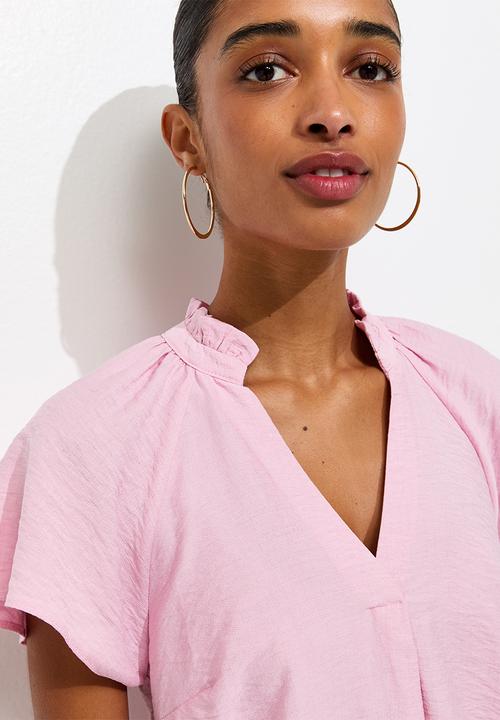 New Look - K faith flutter overhead - mid pink