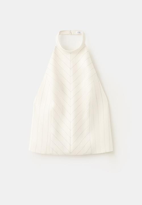 MANGO - Top argelia - light beige