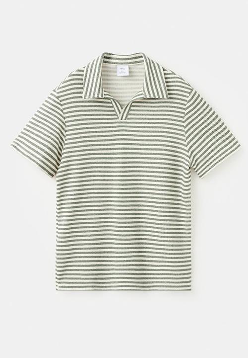 MANGO - Poloshirt Xavir - Medium Green