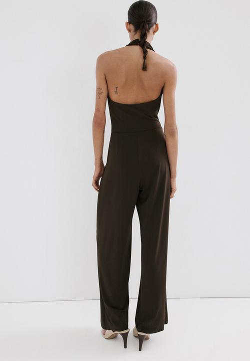 MANGO - Jumpsuit lisi - brown