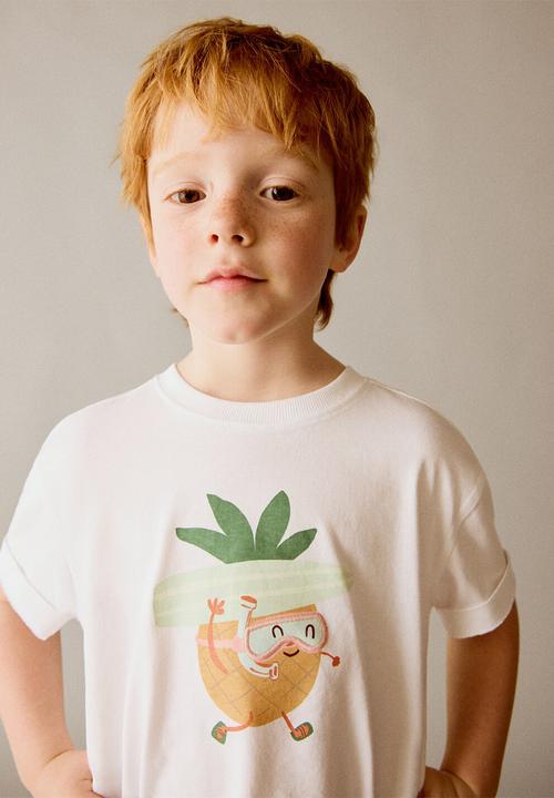 MANGO - T-Shirt Apine - White